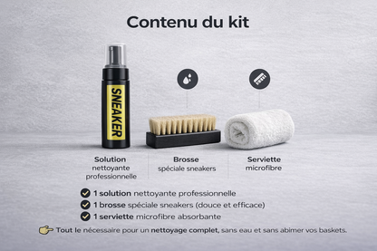 Kit Nettoyage Sneakers Pro – Des Sneakers Comme Neuves, Sans Effort